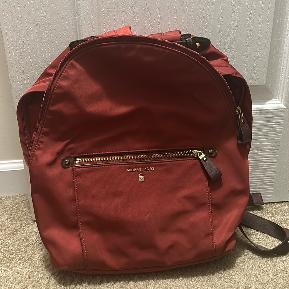 Michael Kors Maroon Backpack LIMITED EDITION
